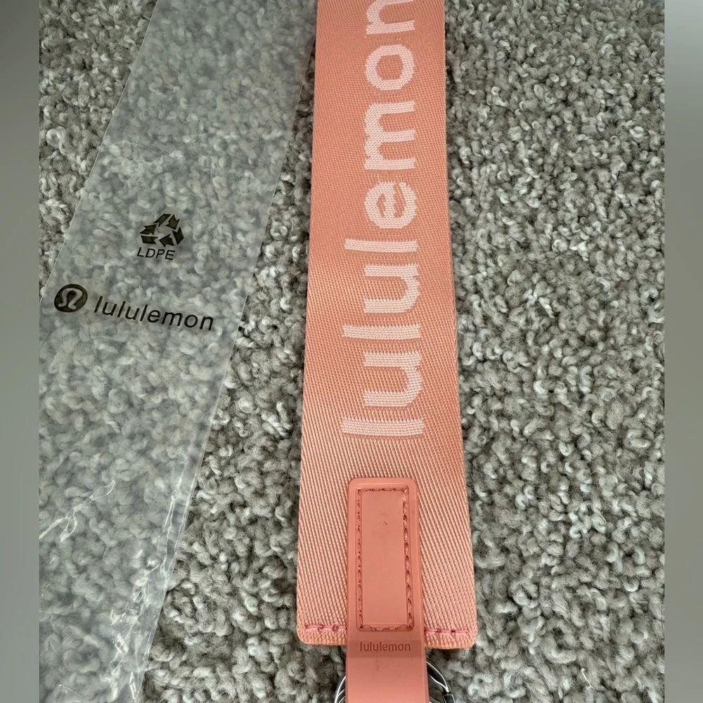 Lululemon Pink Never Lost Keychain - Picture 5 of 6